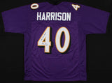 Malik Harrison Signed Ravens Jersey Inscribed "Play Like A Raven" (Beckett COA)