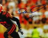 Denzel Ward Signed Cleveland Browns 8x10 Running PF Photo- Beckett Auth *White