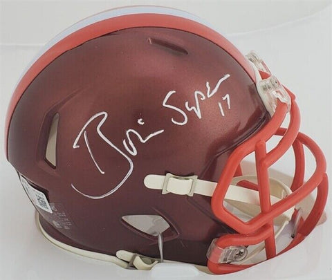 Brian Sipe Signed Cleveland Browns Speed Mini Helmet (Beckett) 1980 NFL MVP Q.B.