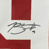 Framed Autographed/Signed Bryce Young 33x42 Alabama Red College Jersey BAS COA