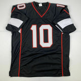 Autographed/Signed DEANDRE HOPKINS Arizona Black Football Jersey JSA COA Auto