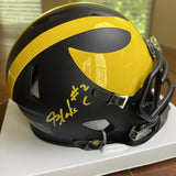 Blake Corum Autographed University of Michigan Wolverines Mini Helmet Beckett