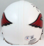 Kurt Warner Autographed Arizona Cardinals Mini Helmet-Beckett W Hologram *Black