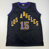 Autographed/Signed Austin Reaves Los Angeles Black City Edition Jersey BAS COA