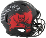 Bucs SB 37 Sapp, Brooks +2 Signed Eclipse F/S Speed Proline Helmet BAS Wit