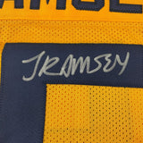 Framed Autographed/Signed Jalen Ramsey Los Angeles LA Yellow Jersey JSA COA