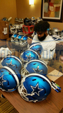 Ezekiel Elliott Signed Dallas Cowboys Current Authentic NFL Helmet - We Dem Boyz