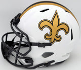 DREW BREES AUTOGRAPHED SAINTS LUNAR ECLIPSE FULL SIZE HELMET BECKETT 202060