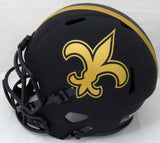 DREW BREES AUTOGRAPHED SAINTS ECLIPSE FULL SIZE HELMET "SB MVP" BECKETT 185737