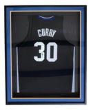 Stephen Curry Golden State Signed Framed Black Basketball Jersey JSA