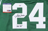 Sam Jones Signed Boston Celtics Jersey Inscribed "HOF 83" (PSA COA) Died in 2021