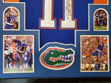 FRAMED FLORIDA GATORS JORDAN REED AUTOGRAPHED SIGNED JERSEY JSA COA