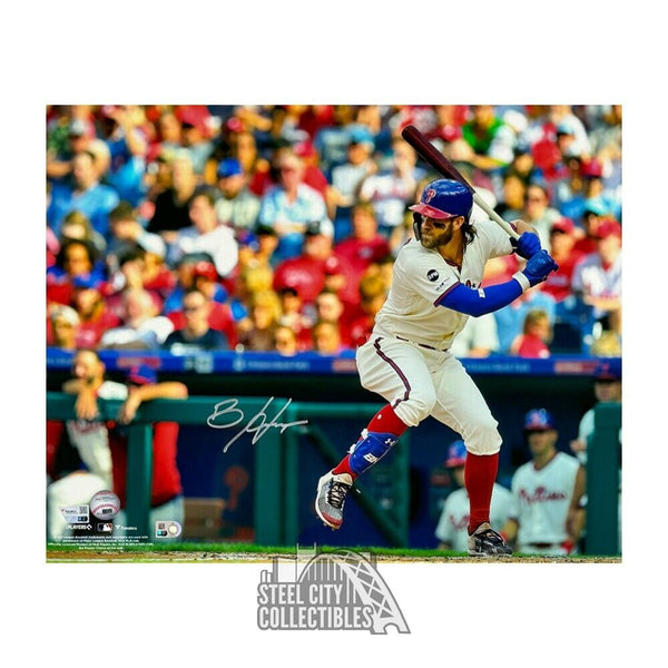 Bryce Harper Autographed Philadelphia 16x20 Baseball Photo - Fanatics