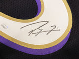 BALTIMORE RAVENS RAY LEWIS AUTOGRAPHED SIGNED BLACK JERSEY JSA STOCK #234694