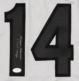 Bill "Moose" Skowron Signed Yankees Jersey Inscribed "5x W.S. Champs" (JSA COA)