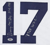 Denny McLain Signed 1968 Detroit Tigers Jersey (PSA) MLB's Last 30 Game Winner