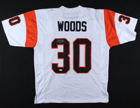 Ickey Woods Signed Cincinnati Bengals Jersey (Beckett COA) Super Bowl XXIII RB