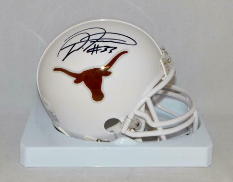 D'Onta Foreman Autographed Texas Longhorns Riddell Mini Helmet- JSA W Auth