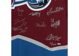 COLORADO AVALANCHE Team Autographed (Makar) Burgundy SC Jersey FANATICS LE 100