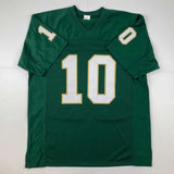 Autographed/Signed Robert Griffin III RG3 Baylor Green College Jersey JSA COA