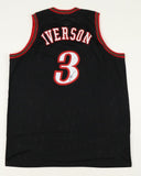 Allen Iverson Signed Philadelphia 76er Jersey / #1 Pick 1996 NBA Draft (PSA) HOF