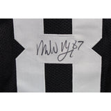 Michael Mayer Autographed/Signed Pro Style Black Jersey Beckett 43092