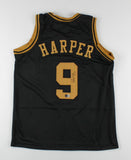 Ron Harper Signed Chicago Jersey (Beckett COA) 3xBulls World Champion 1996-1998