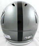 Josh Jacobs Autographed Las Vegas Raiders F/S Flash Speed Helmet-Beckett W Holo