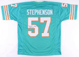 Dwight Stephenson Signed Miami Dolphins Jersey Inscribed "HOF 98" (JSA COA)