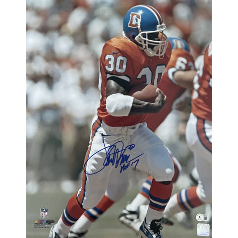 Terrell Davis Autographed/Signed Denver Broncos 16x20 Photo Beckett 47912