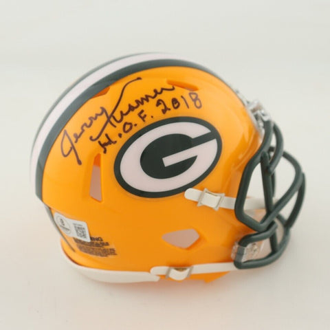 Jerry Kramer Signed Green Bay Packers Speed Mini Helmet "H.O.F. 2018" (Beckett)