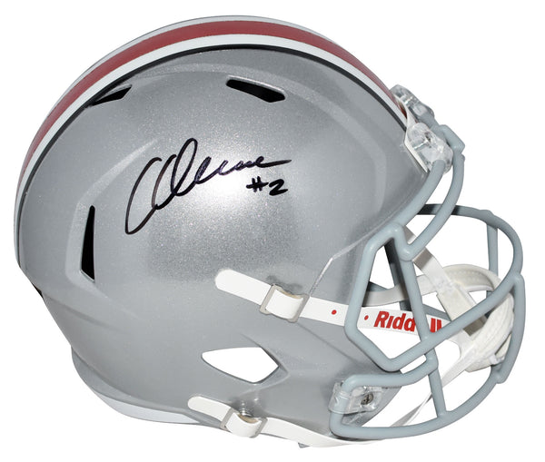 CHRIS OLAVE SIGNED OHIO STATE BUCKEYES FULL SIZE SPEED HELMET BECKETT