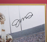 Joe Montana Dwight Clark Signed Framed 16x20 Photo Play Insc. Auto 10 BAS LOA