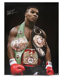 Mike Tyson Autographed "Heavyweight King" 30x40 Photo UDA