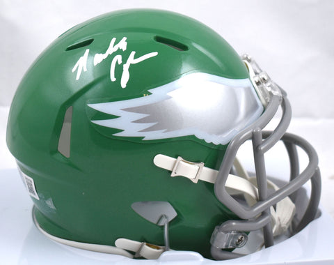 Randall Cunningham Signed Eagles Alternate 2023 Speed Mini Helmet-Beckett W Holo