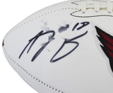 Cardinals A.J. Green Authentic Signed White Panel Logo Football BAS Wit #WX52883