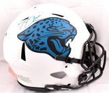 Trevor Lawrence Signed Jaguars F/S Lunar Speed Authentic Helmet- Fanatics *Green