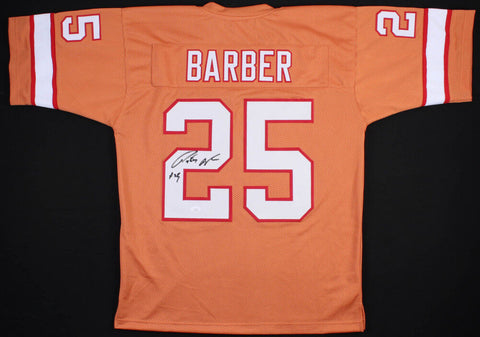 Peyton Barber Signed Buccaneers Throwback Orange Creamsicle Jersey (JSA COA)