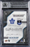 Auston Matthews Signed 2016 UD Compendium Blue #900 RC Card Auto 10! BAS Slabbed