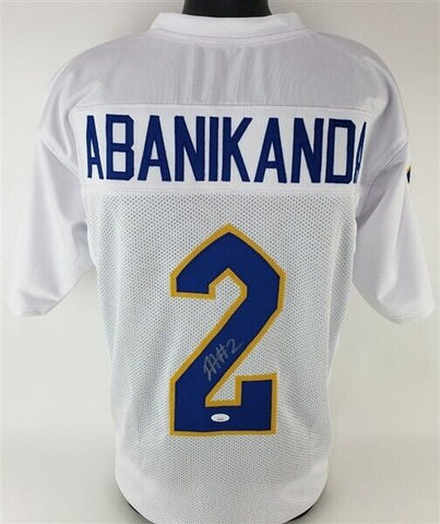 Israel Abanikanda Signed Pittsburgh Panthers Jersey (JSA COA) New York Jets R.B.