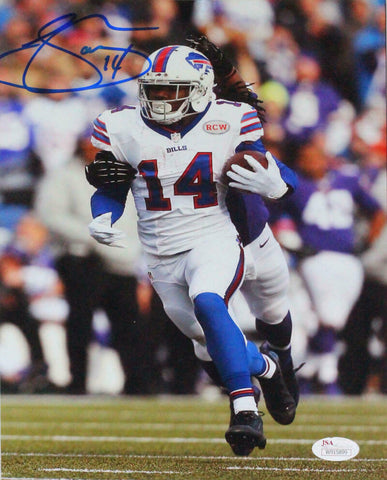 Sammy Watkins Signed Buffalo Bills 8x10 Running On Field Photo TL- JSA W *Blue