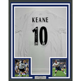 Framed Autographed/Signed Robbie Keane 35x39 Tottenham Jersey Beckett BAS COA