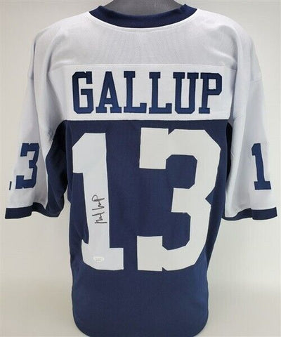 Michael Gallup Signed Cowboys Jersey (JSA QR Code card) Dallas 2018 3rd Rd Pick