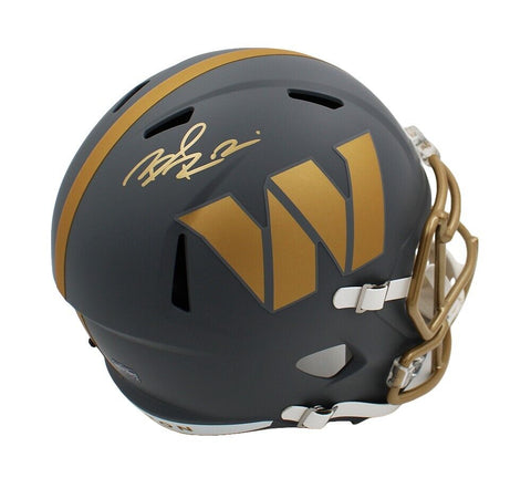 Brian Robinson Jr. Signed Washington Commanders Speed Full Size Slate NFL Helmet