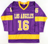 Charlie Simmer, Dave Taylor & Marcel Dionne Signed Los Angeles Kings Jersey /JSA