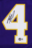 Shaquille O'Neal Signed Los Angeles Custom Purple Jersey