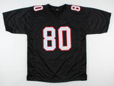 Andre Rison Signed Atlanta Falcons Jersey Inscribed "Bad Moon" (Schwartz COA)