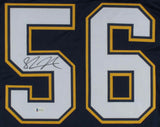 Shawne Merriman Signed San Diego Chargers Jersey (Beckett COA) Pro Bowl L.B