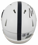 Penn State Pat Freiermuth Authentic Signed Speed Mini Helmet BAS Witnessed