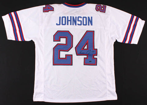 Taron Johnson Signed Buffalo Bills Jersey (Playball Ink Holo) 2018 4th Round Pk